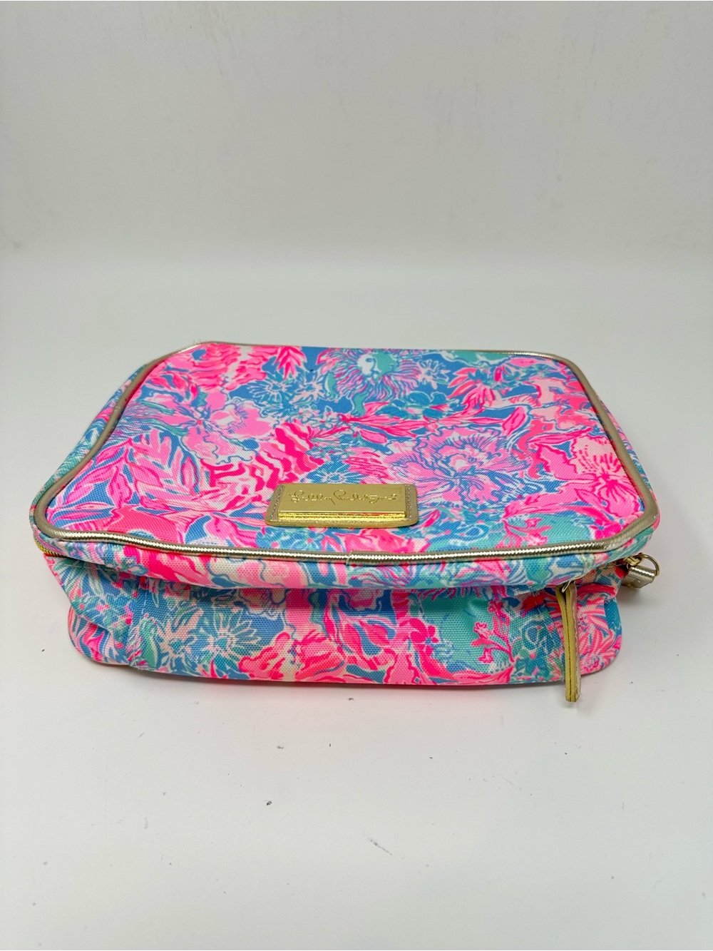 Lilly Pulitzer Tropical Print Insulated Lunch Cooler Crossbody Bag - Picture 4 of 15